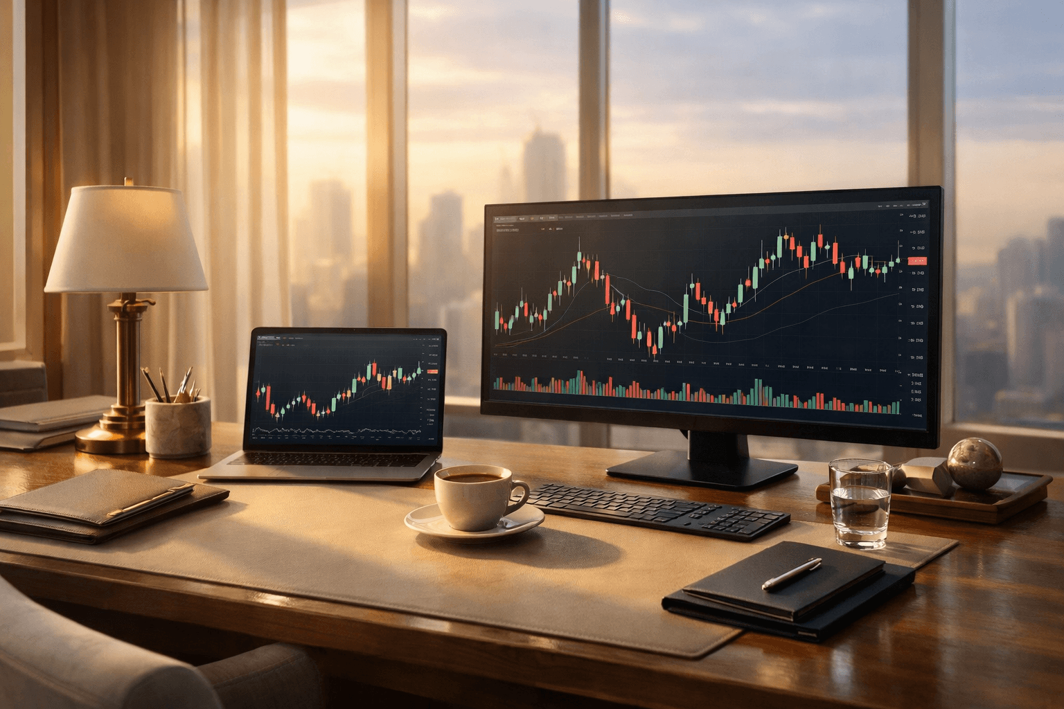 Trading desk placeholder